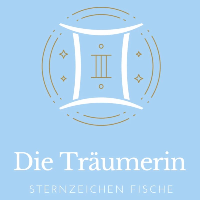 Pisces Träumerin Sternzeichen Muster