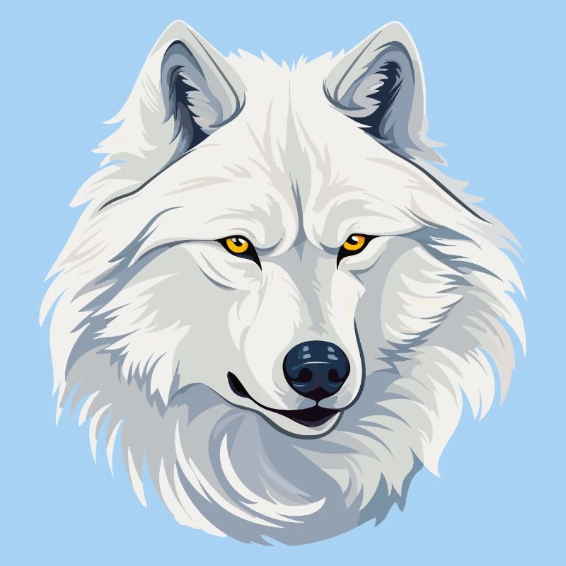 Weißer Wolf