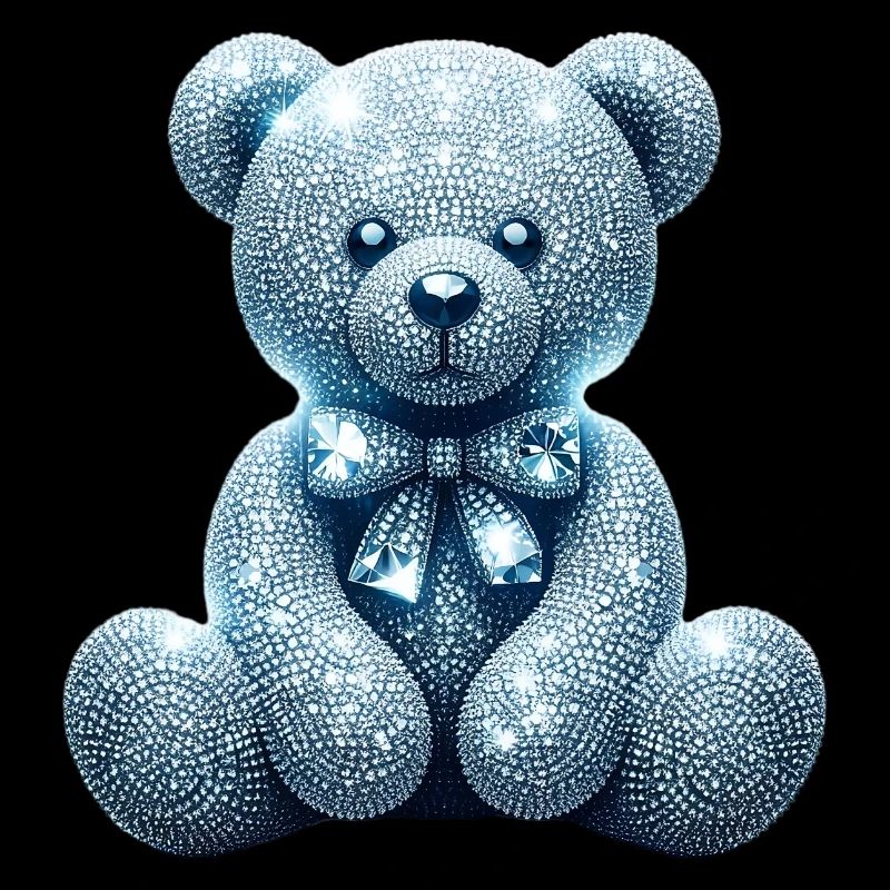 Diamant Ours en cristal Diamants