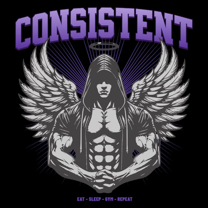 Consistent Gym Engel Design - Eat Sleep Gym Repeat