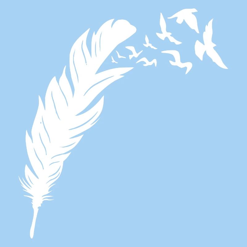 Gefiederter Freiheitsvogel Flugdesign