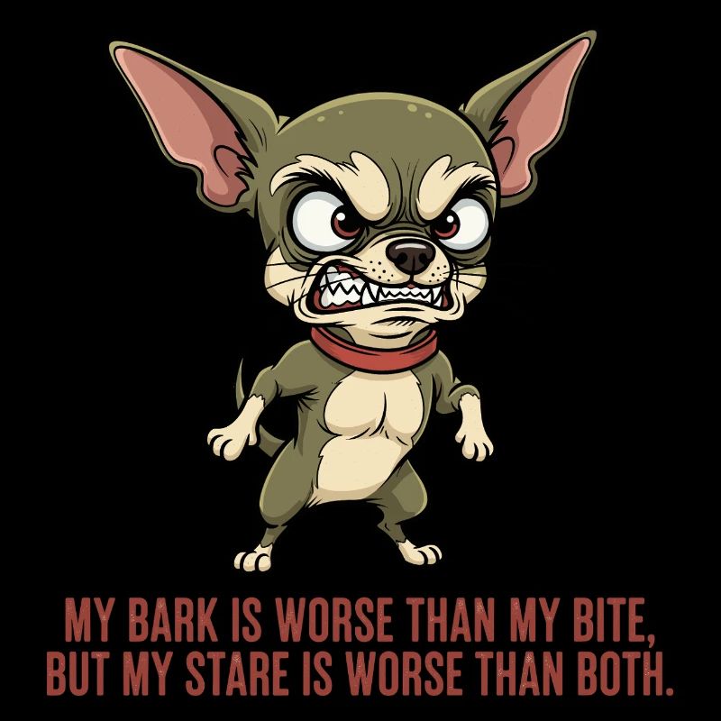 My barking, bite and look