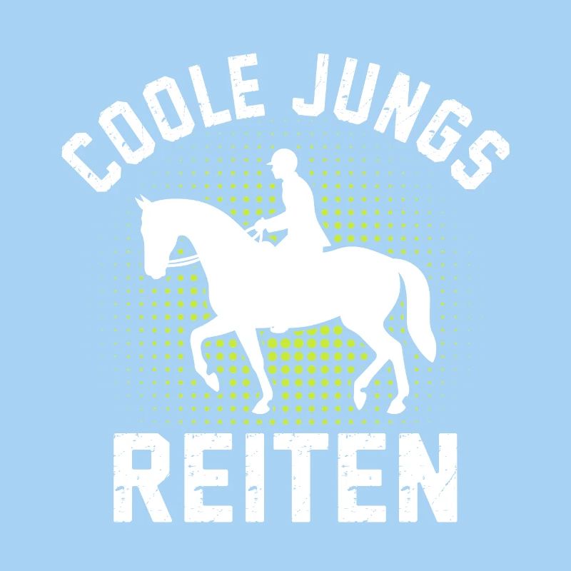 Cavalier Cheval Cool Guys en train de monter