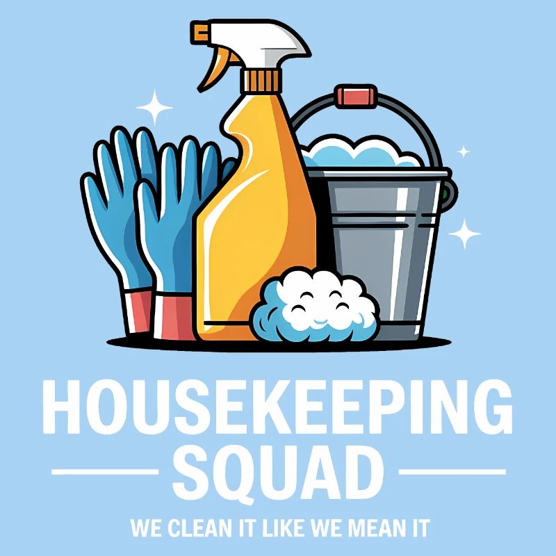 Funny Cleaning Design