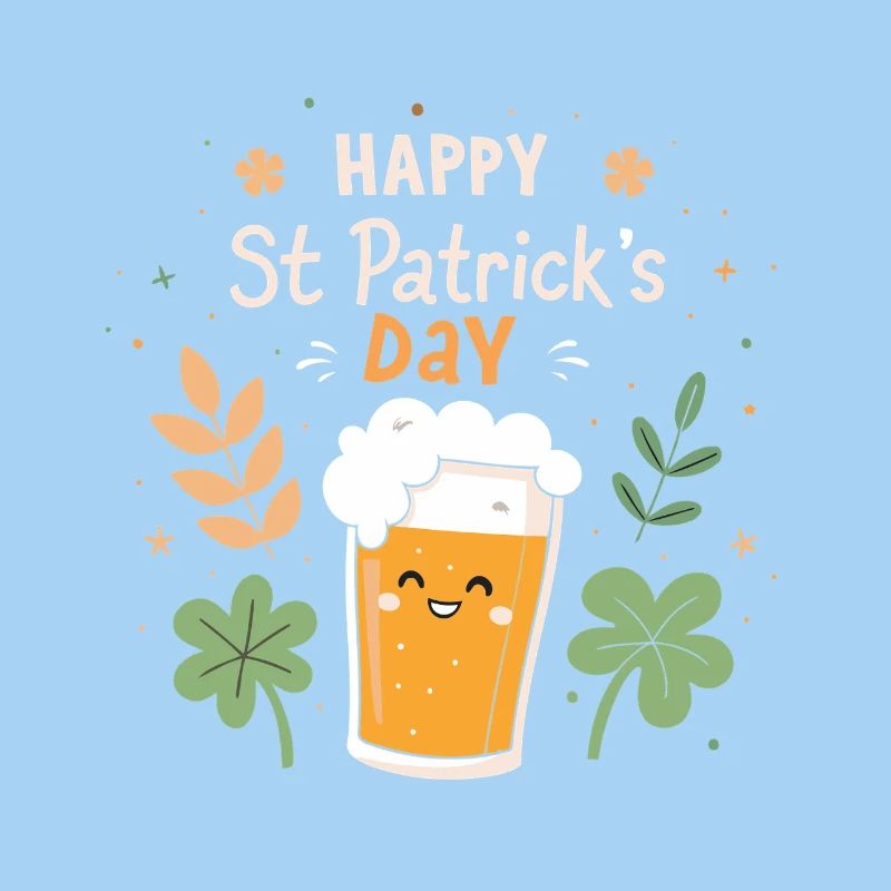 Frohes St. Patrick's Day Bier