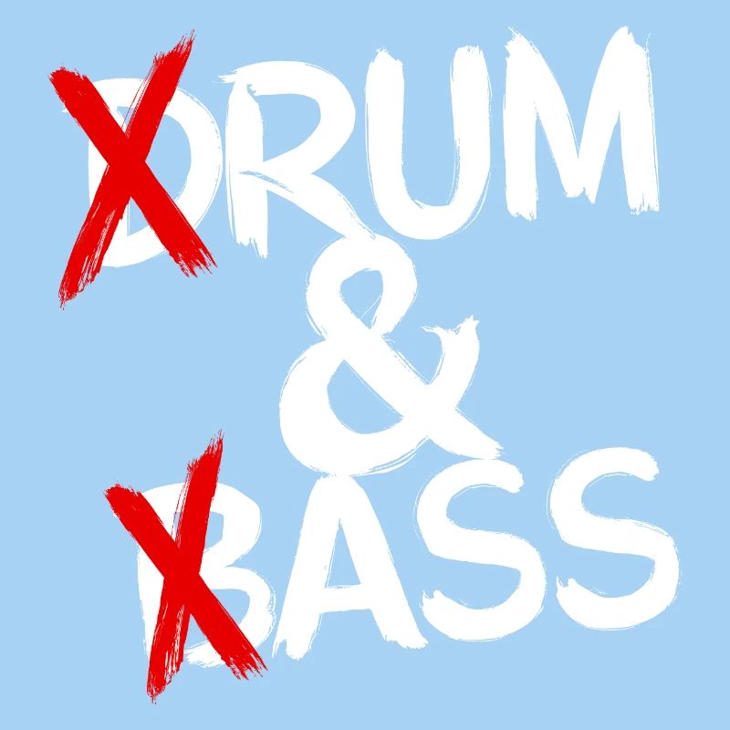 Drum & Bass Rum & Ass Funny Drummer