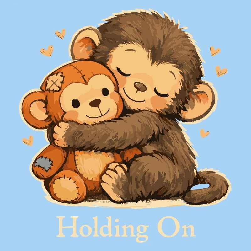 Anxious Monkey Emotional Support