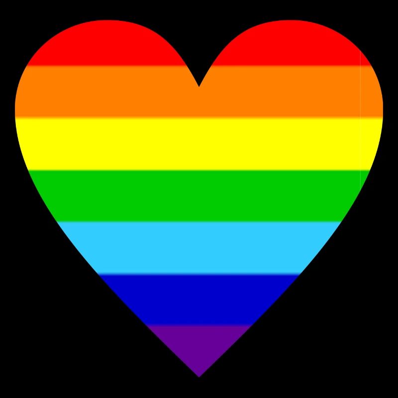 Herz Regenbogen Farben bunt