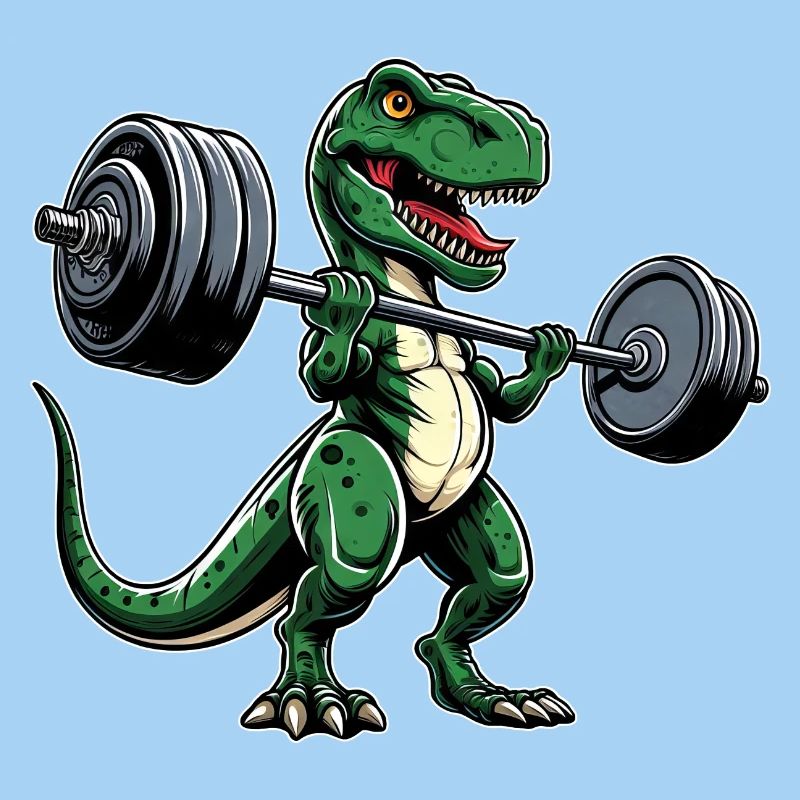 T-Rex Workout Dumbbell Bench Press Cool