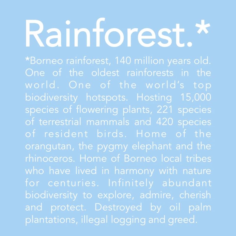 Rainforest cushion w&b