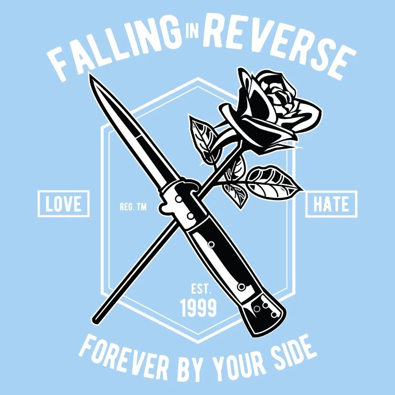 Falling In Reverse Love Hate Rose Knife Forever