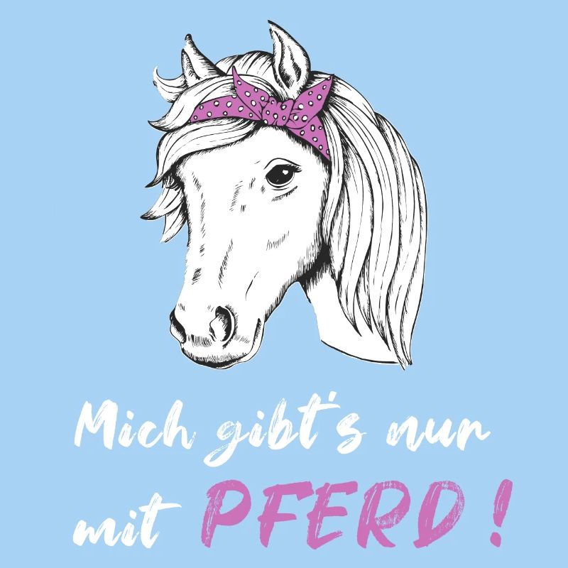 Mich gibts nur mit Pferd Mädchen Reiten Geschenk