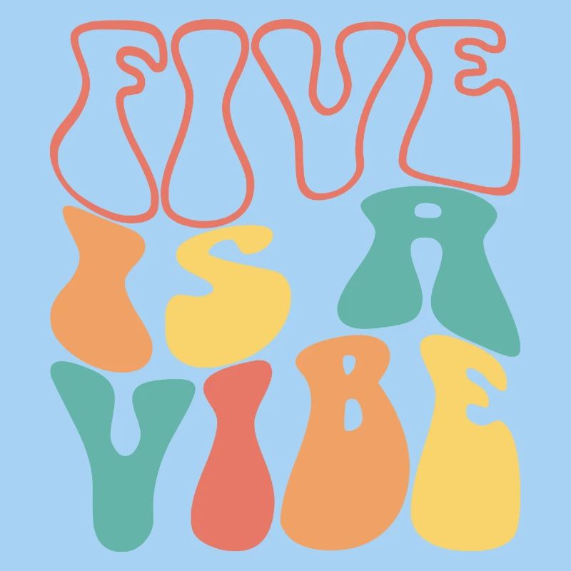 Five Is A Vibe, 5 ans, enfants de 5e anniversaire