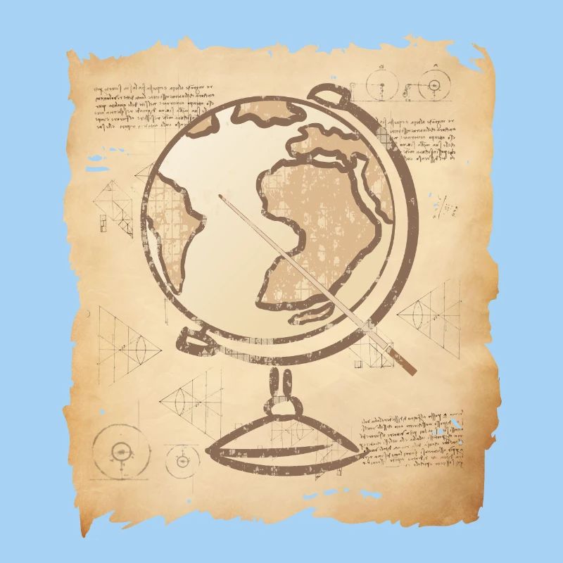 Geography - Vintage Globe & Pointer