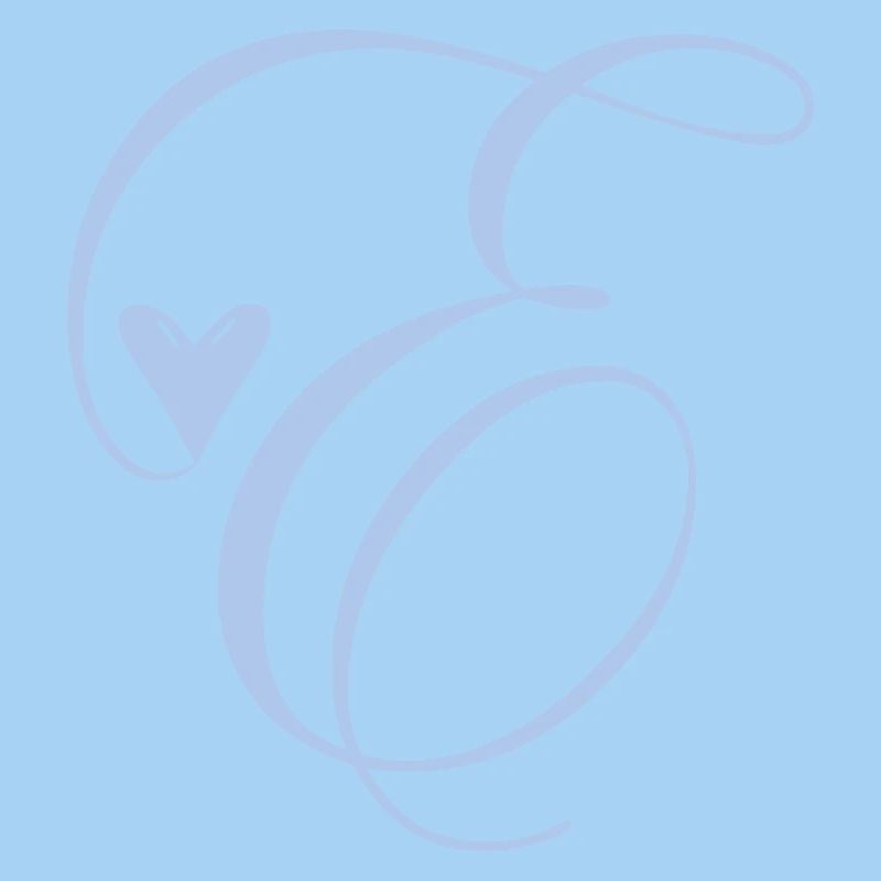 Monogram E Heart Vine