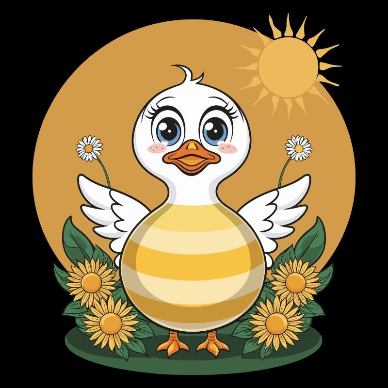 Cute duck