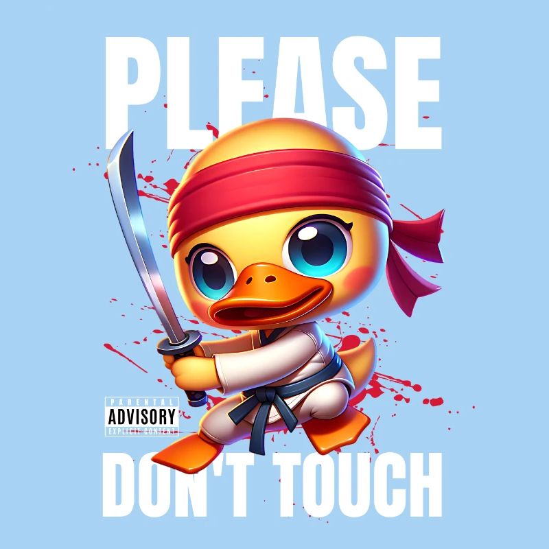 Please don't tough Duck Karate Ninja