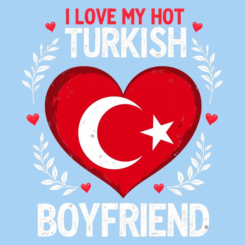 Relation turque - Cœur et drapeau