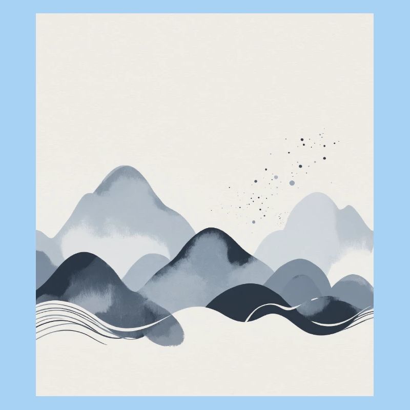 Abstrakte Berge