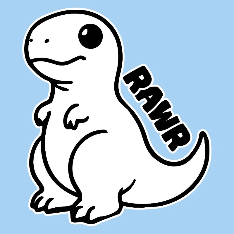 Cute Dinosaur - T-rex Rawr Design