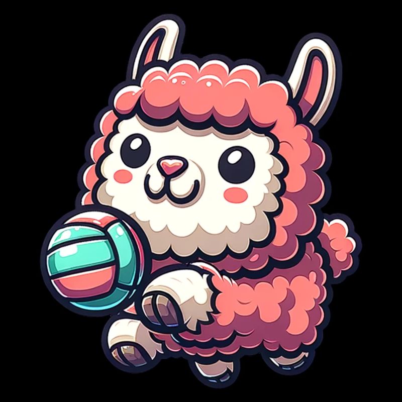 Mignon alpaga avec motif boule
