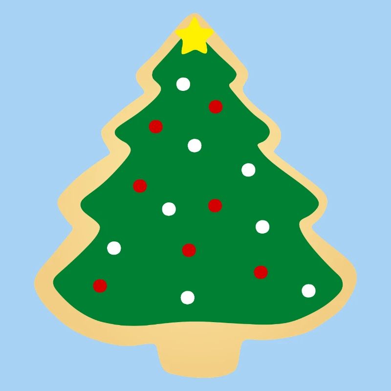 Biscuit sapin de Noël