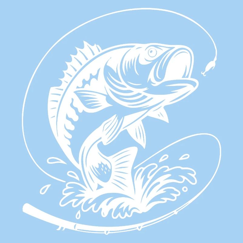 Dynamic Bass Fish Illustration