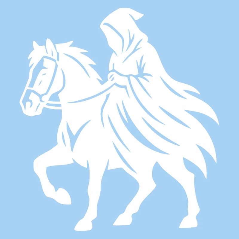 Conception de la silhouette du chevalier mystique