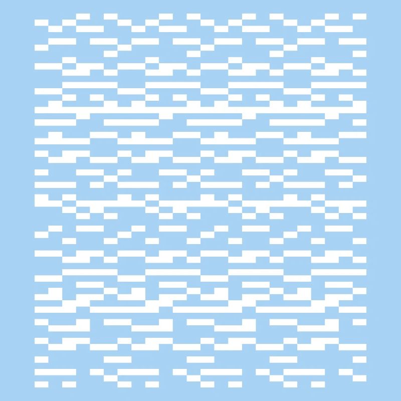 Glitch Grid Monochromes Muster