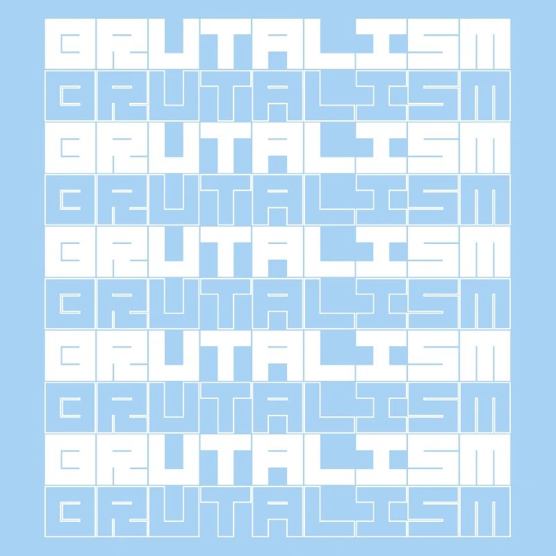 Brutalism Glitch Grid