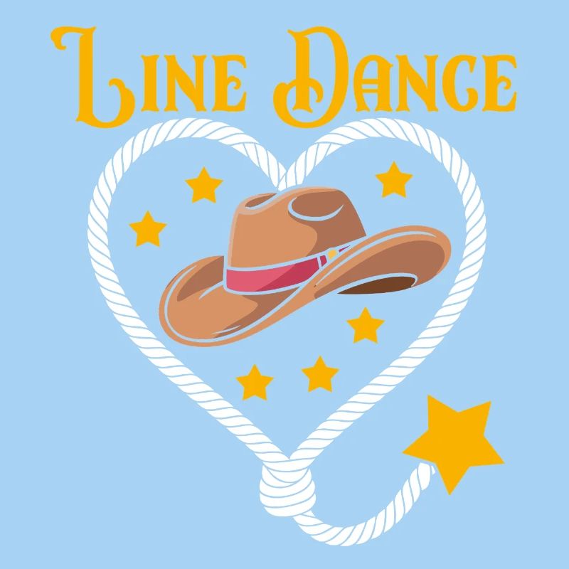 Line Dance Herz Hut