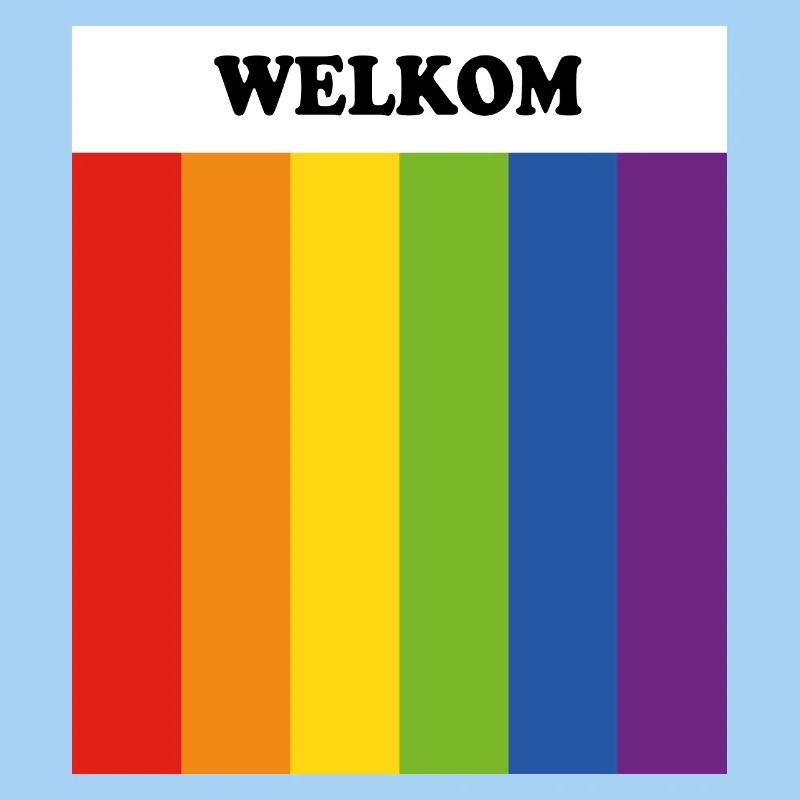 LGBT welcome Welkom Queer Safe Space - in Dutch 