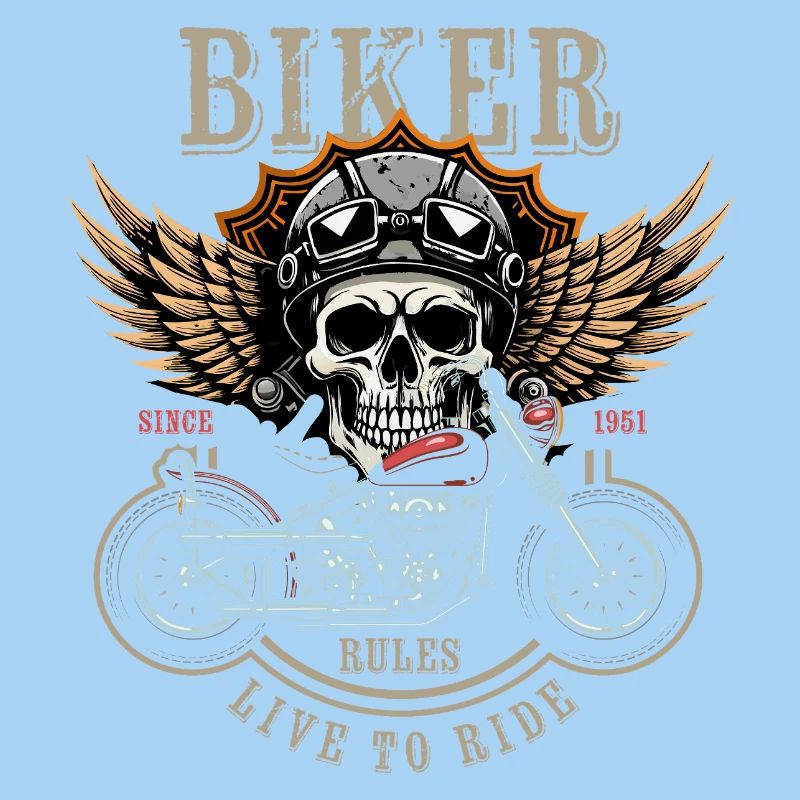 Biker Rules - Since 1951 - Live to Ride