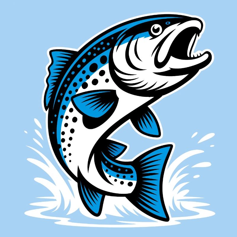 Jumping trout