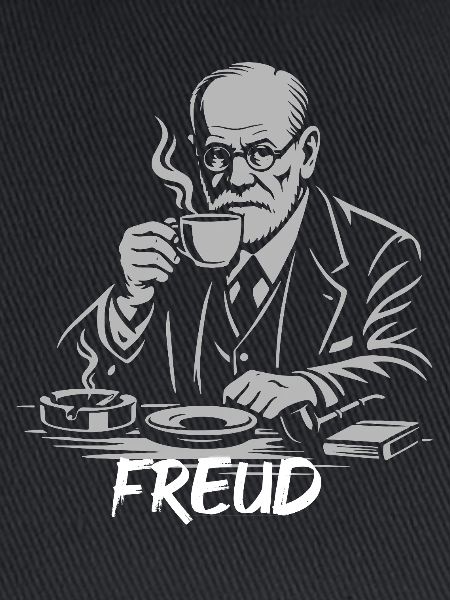 Freud Kaffeepause Illustration