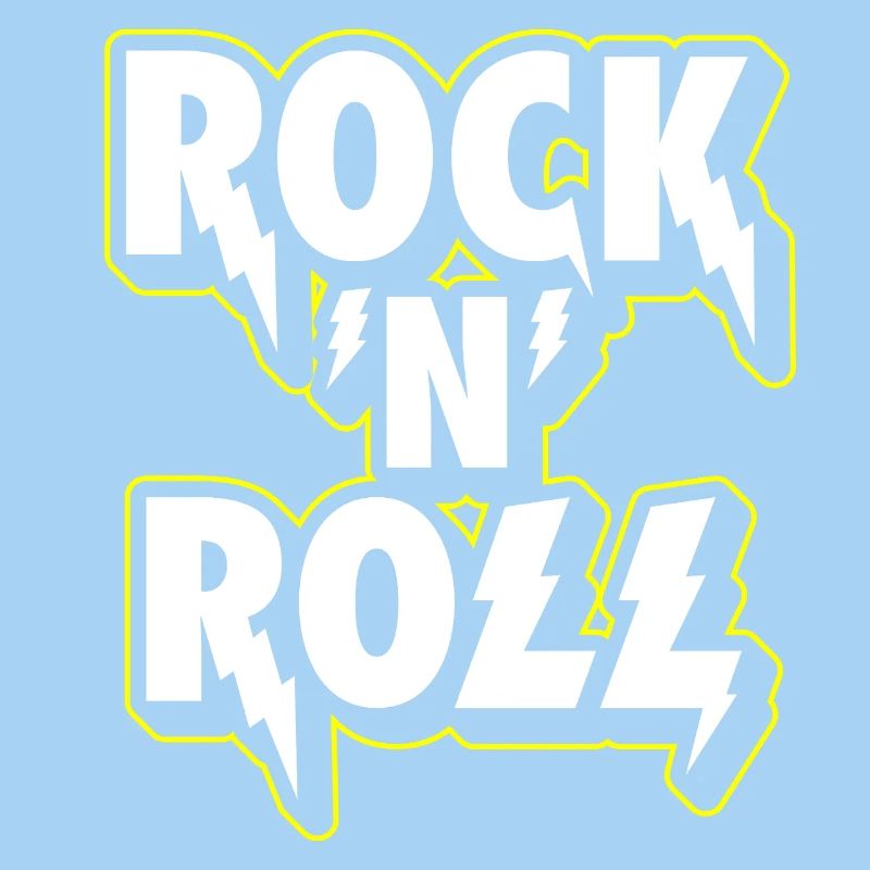 Rock 'N' Roll Lightning 3D-Logo