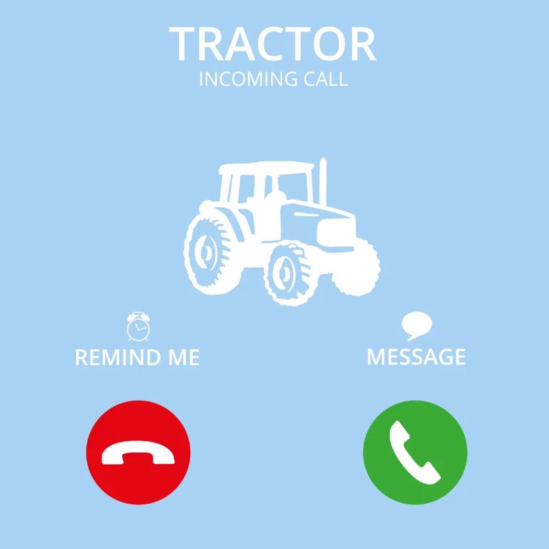 Call Mobile Anruf tractor traktor landwirt