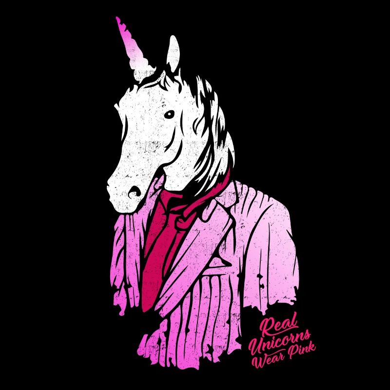 taille basse licorne rose