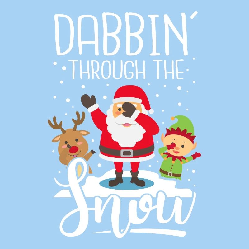 Dab Weihnachtsmann Rudolph Rentier Elf Geschenk