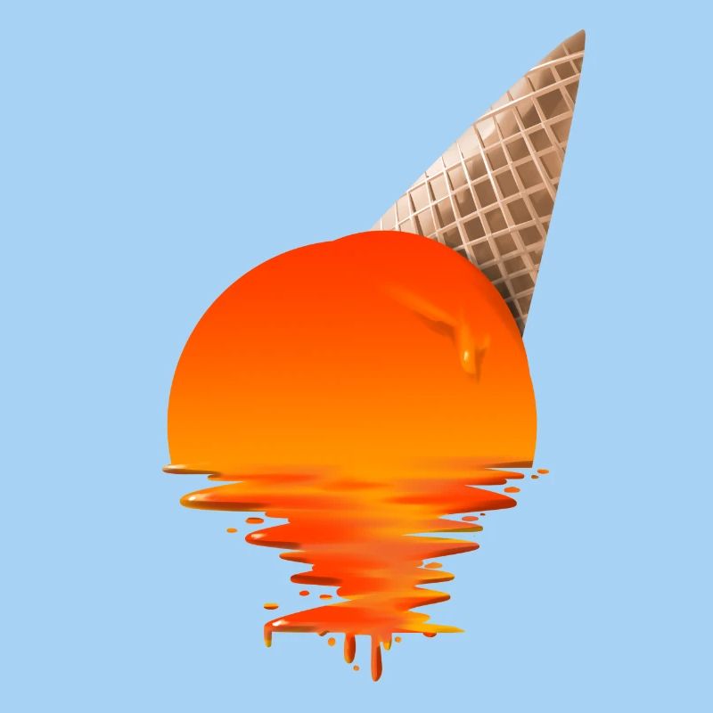 Crème glacée Sunset