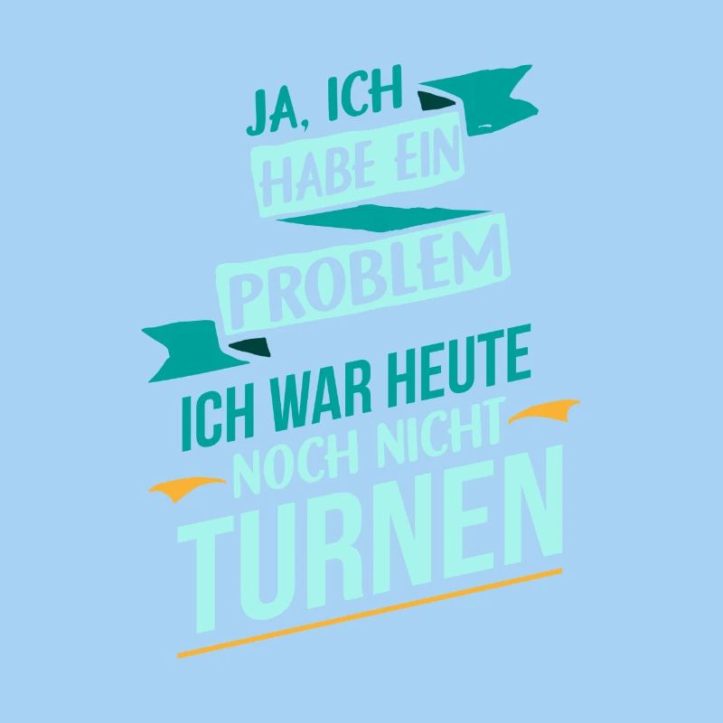 Turnen Sport Problem ich liebe Geschenk