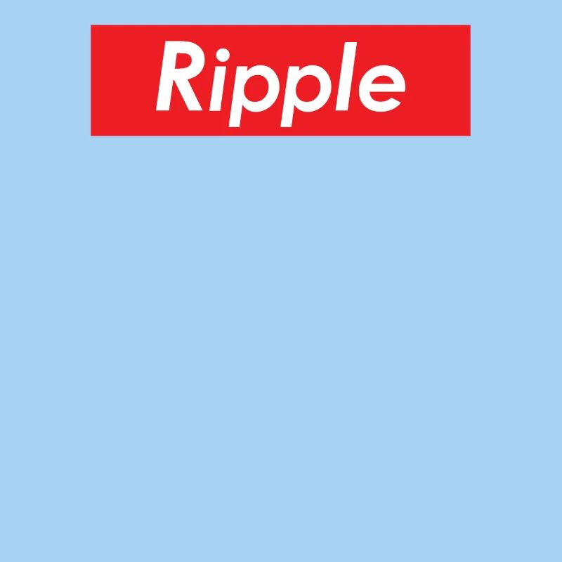 Ripple Red Rectangle Cryptocurrency XRP Blockchain
