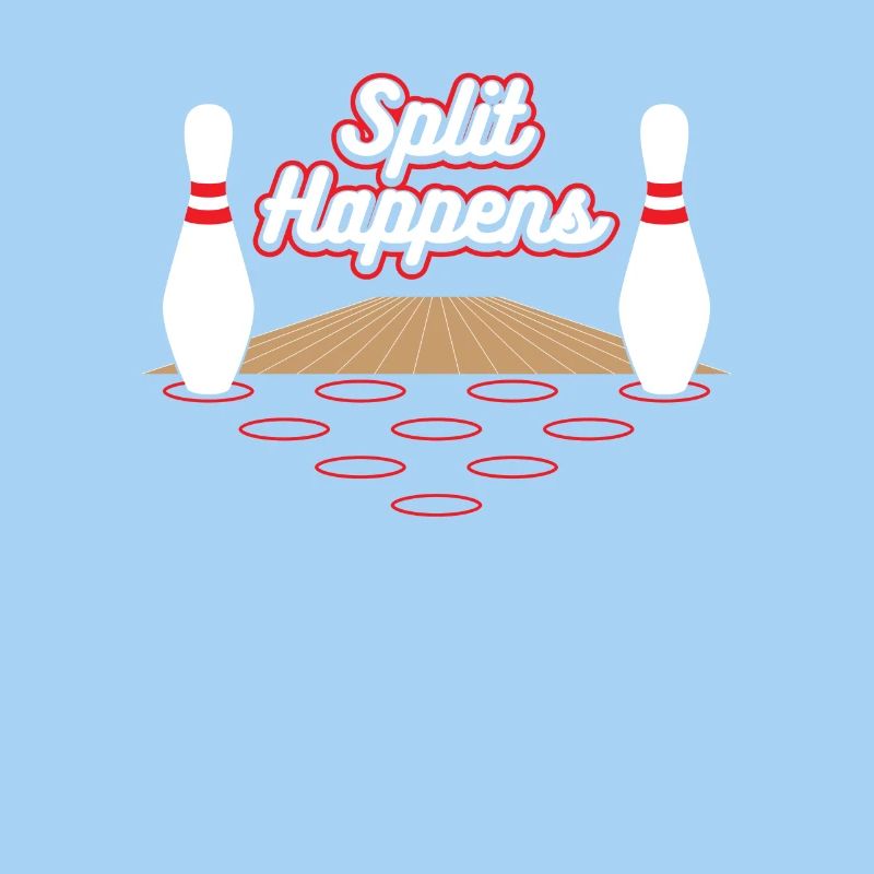 Bowling Tshirt Geschenk Bowling Fans Freunde Split