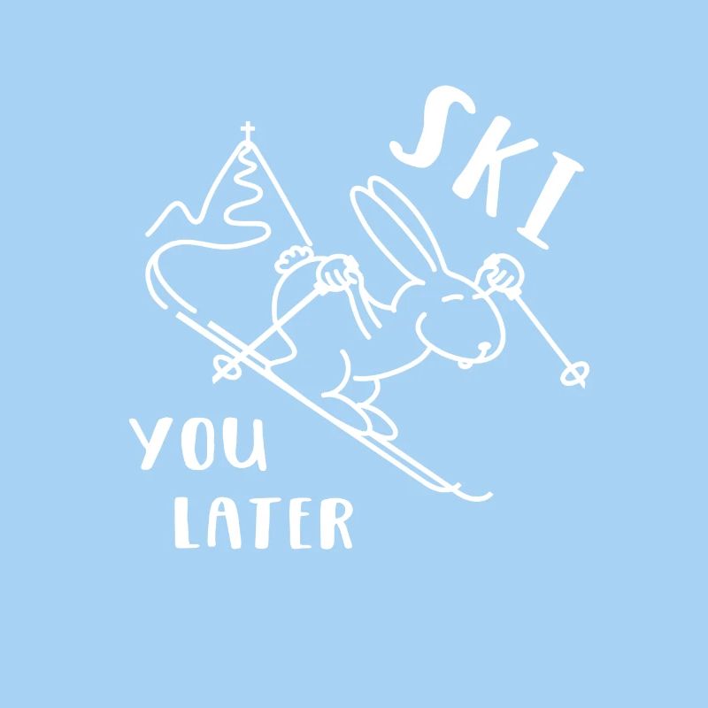 Ski plus tard - Montagne Hare pente drôle