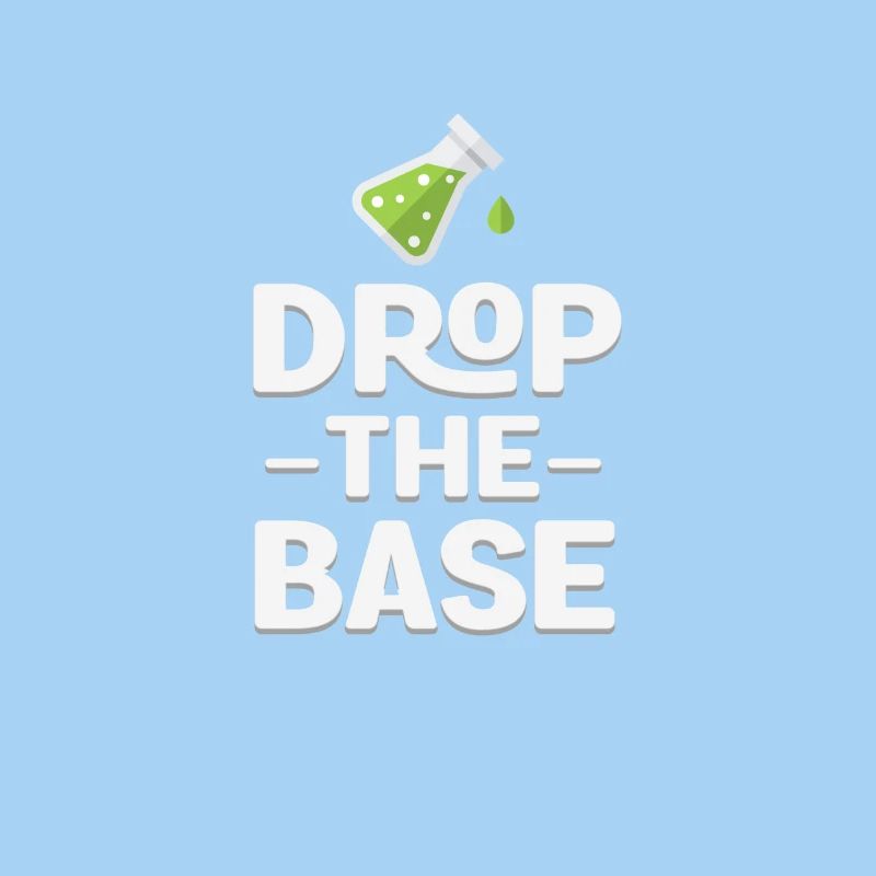 Déposez le cadeau drôle de base de chimie de base