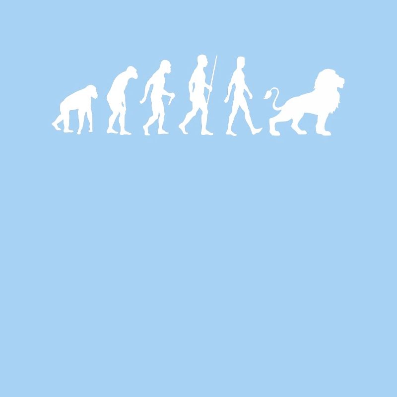 Löwe Evolution Löwenkopf Mähne Zoo Geschenk