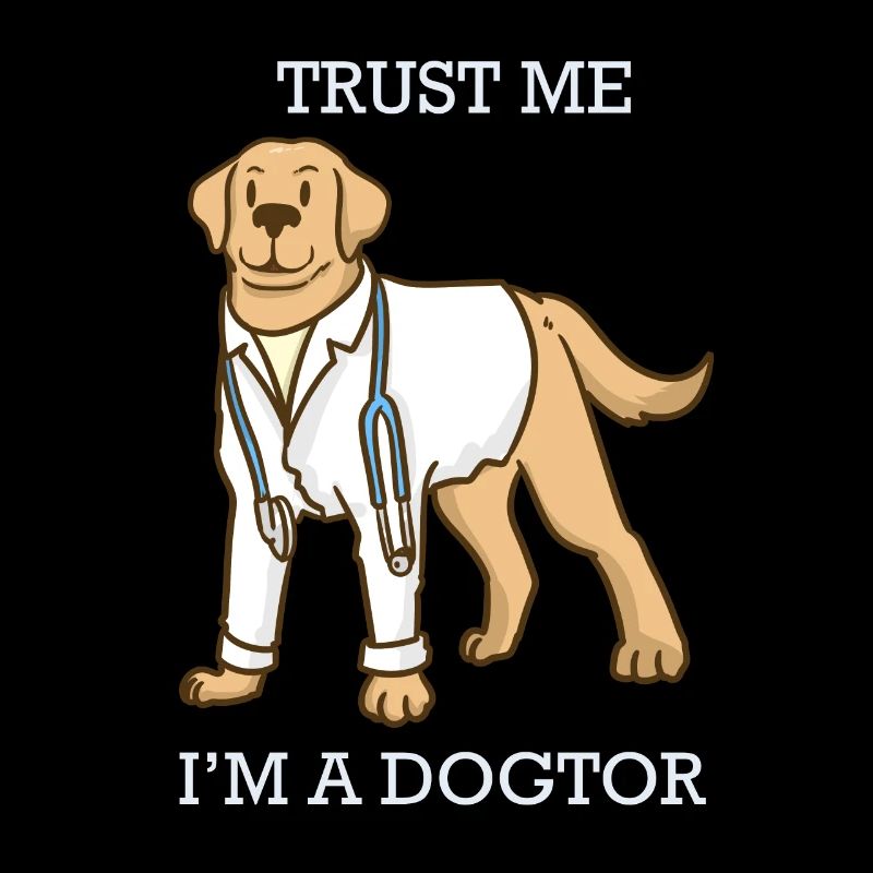 Hund - Doktor - Arzt - Vertrauen - Geschenk