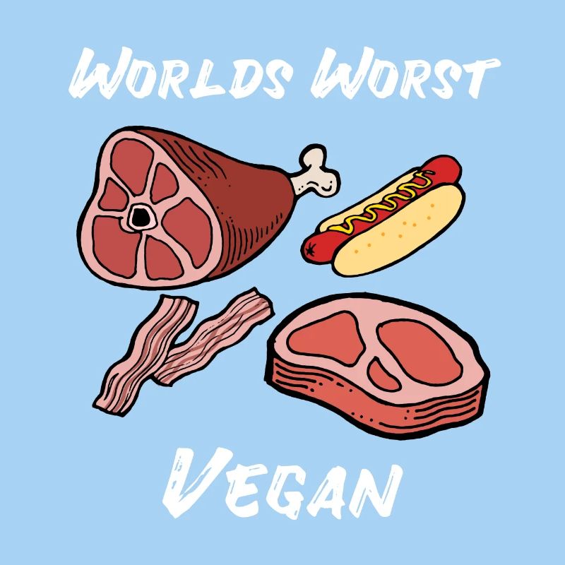 Anti Vegan Fleischfresser Fleisch Filet Geschenk