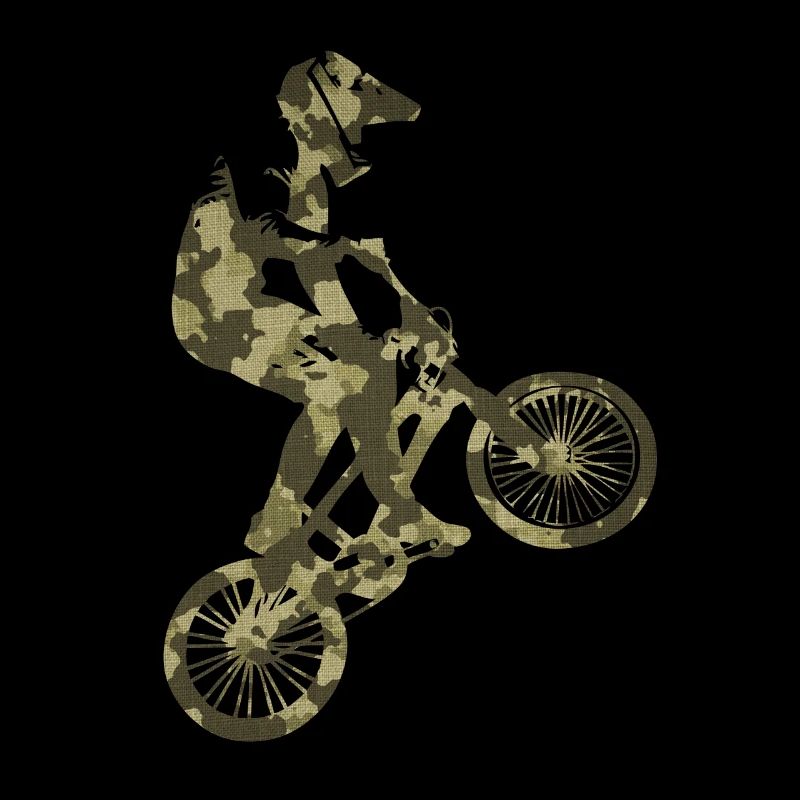 BMX camouflage vert