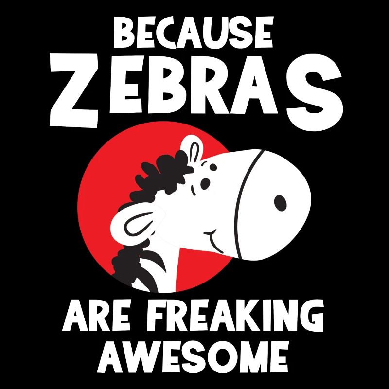 Zebra - Zebras - Zebrafan - Gift - Awesome